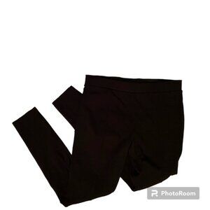 HALOGEN PANTS LEGGINGS BLACK STRETCH